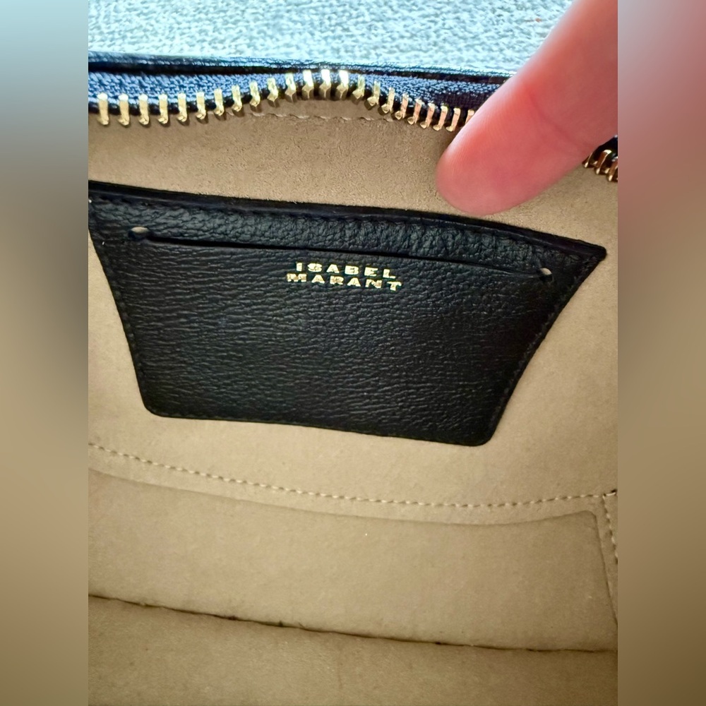 Isabel Marant Oksan Moon leather shoulder bag - Picture 5 of 11